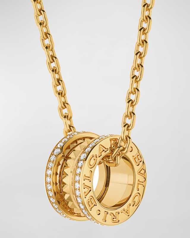 B. Zero1 18K Yellow Gold Diamond Pendant Necklace